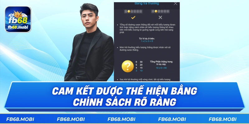Cam kết được thể hiện bằng chính sách rõ ràng