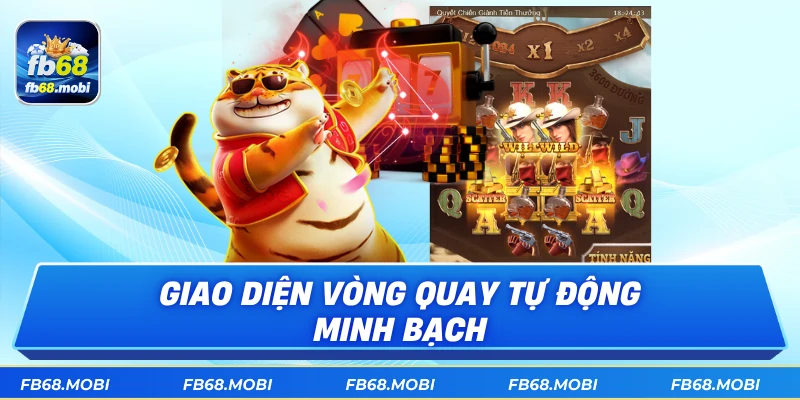 Giao diện vòng quay tự động minh bạch
