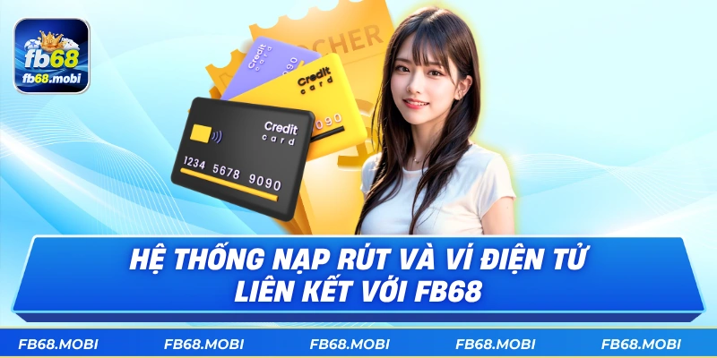 Hệ thống nạp rút và ví điện tử liên kết với FB68