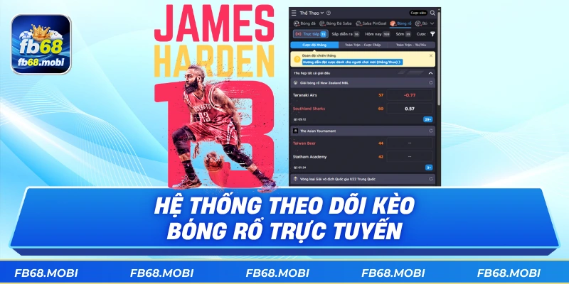 Hệ thống theo dõi kèo bóng rổ trực tuyến