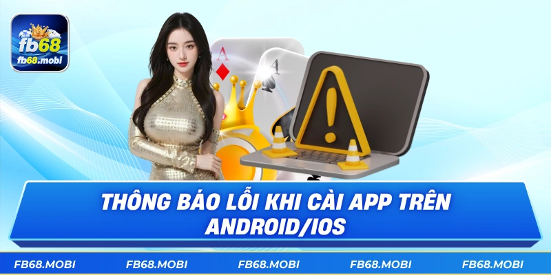 Thông báo lỗi khi cài app trên Android/iOS