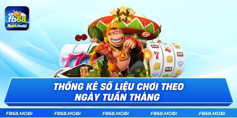 Thống kê số liệu chơi theo ngày tuần tháng